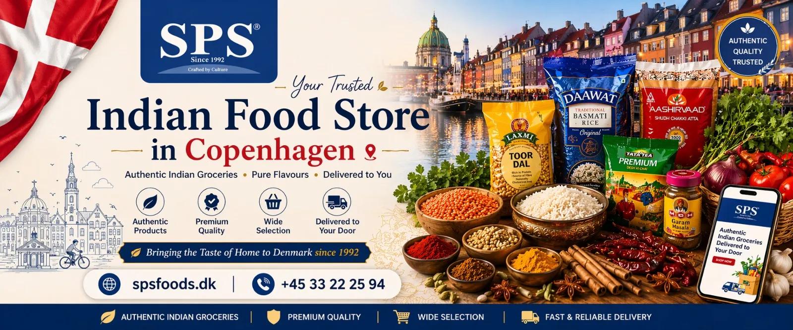 Which Grocery Store in Copenhagen Offers Authentic Indian Products and Snacks?